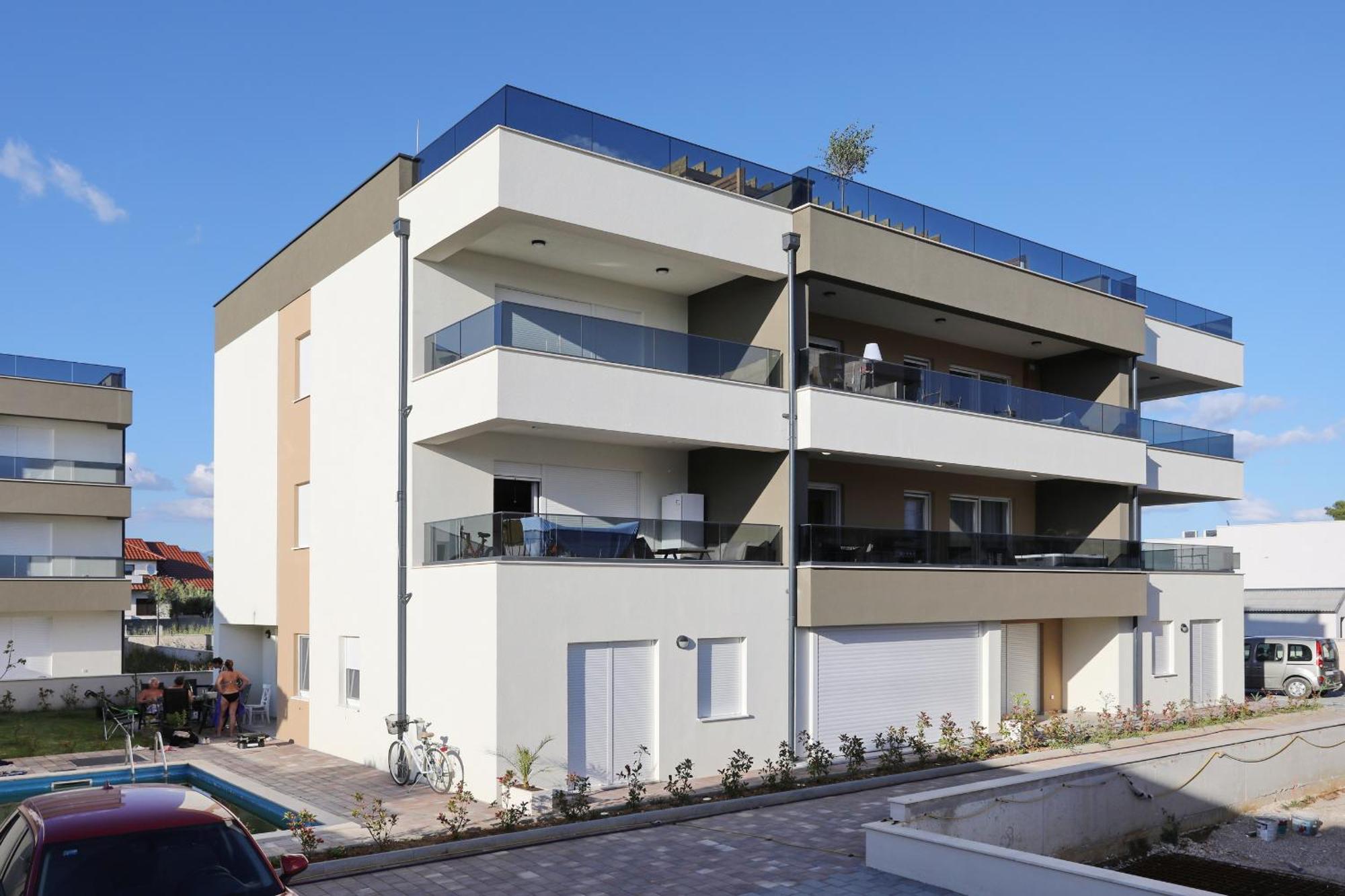 Apartment Relex With Pool & Jacuzzi Privlaka  Exteriör bild