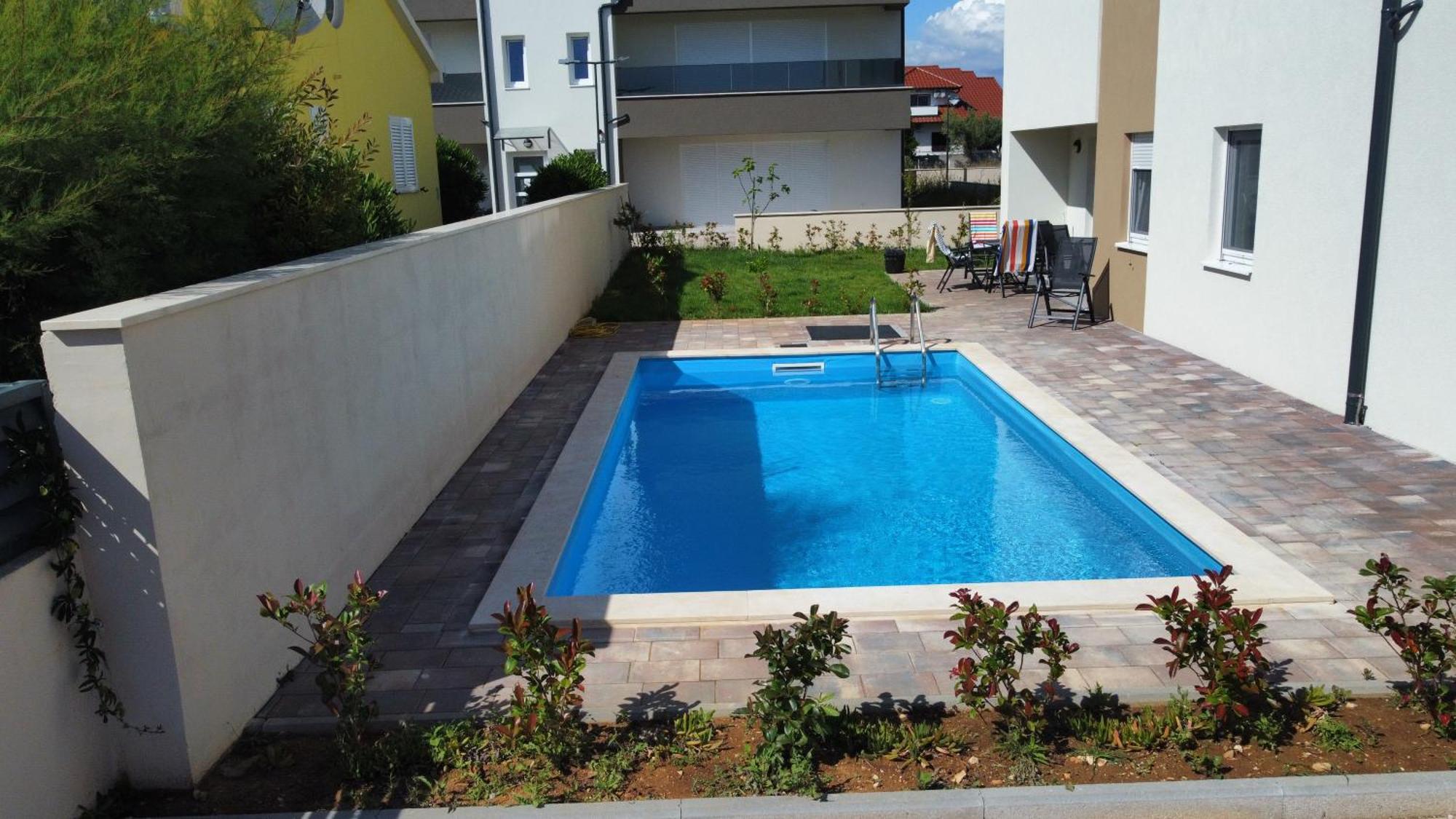 Apartment Relex With Pool & Jacuzzi Privlaka  Exteriör bild