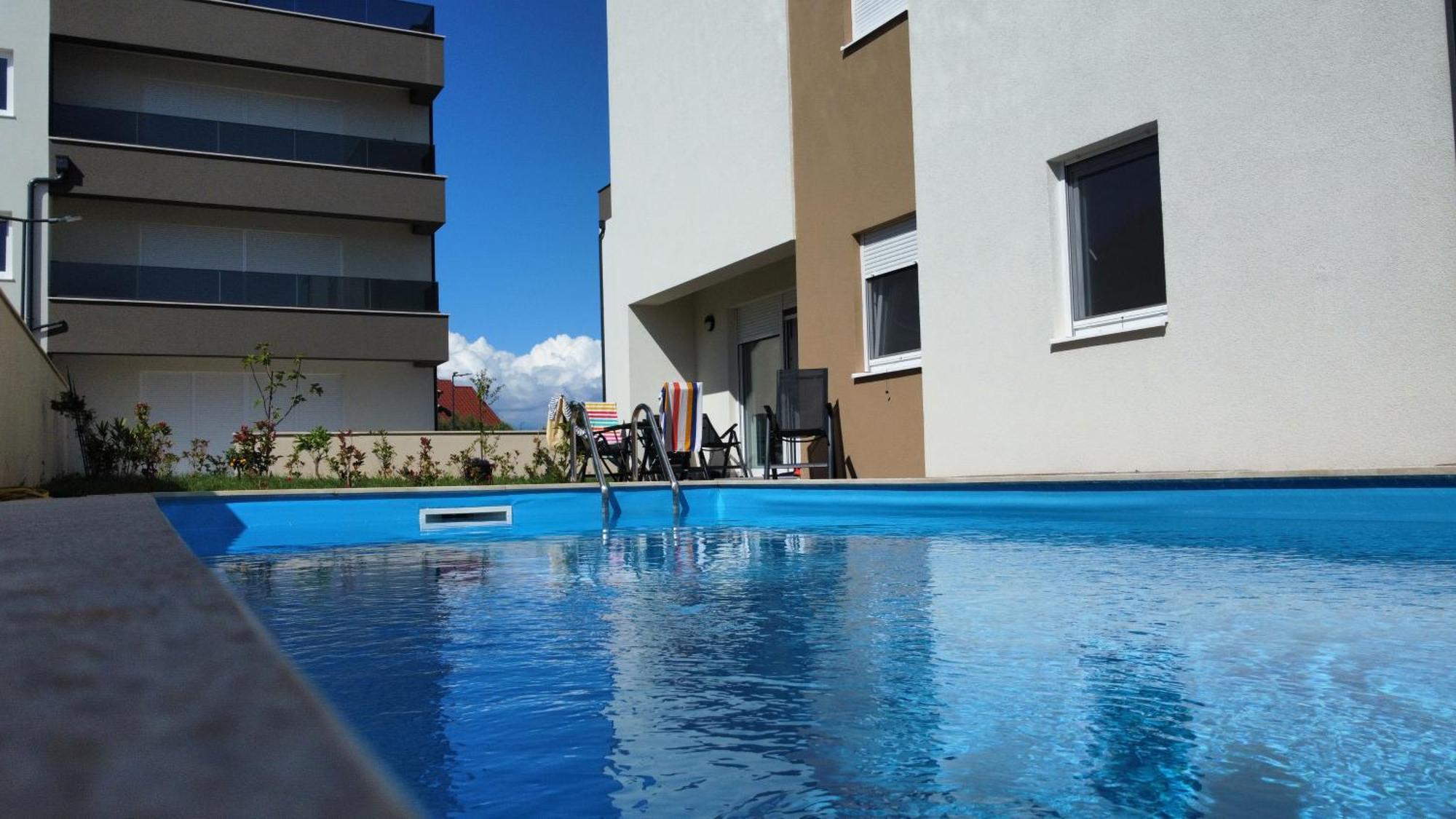 Apartment Relex With Pool & Jacuzzi Privlaka  Exteriör bild